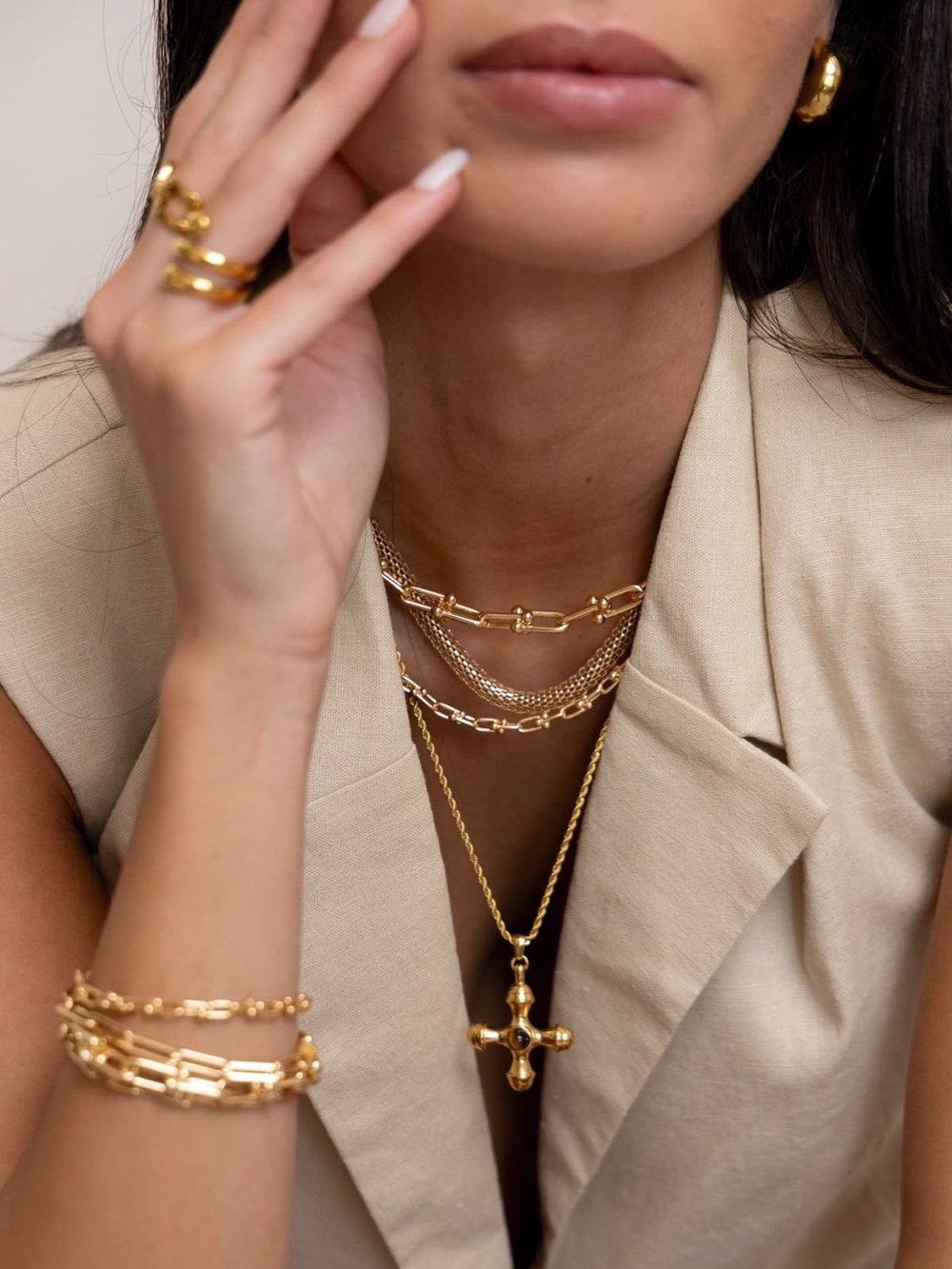 Brown Gold Macie Pendant Necklace MacRae & Co.